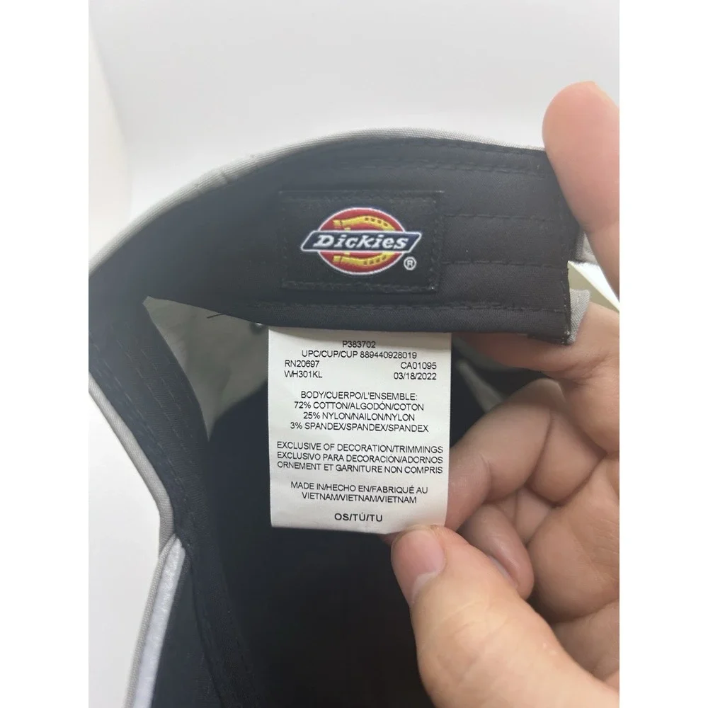 Dickies Temp-IQ Cooling Cap Nickel Gray Hat One Size Adjustable Unisex
